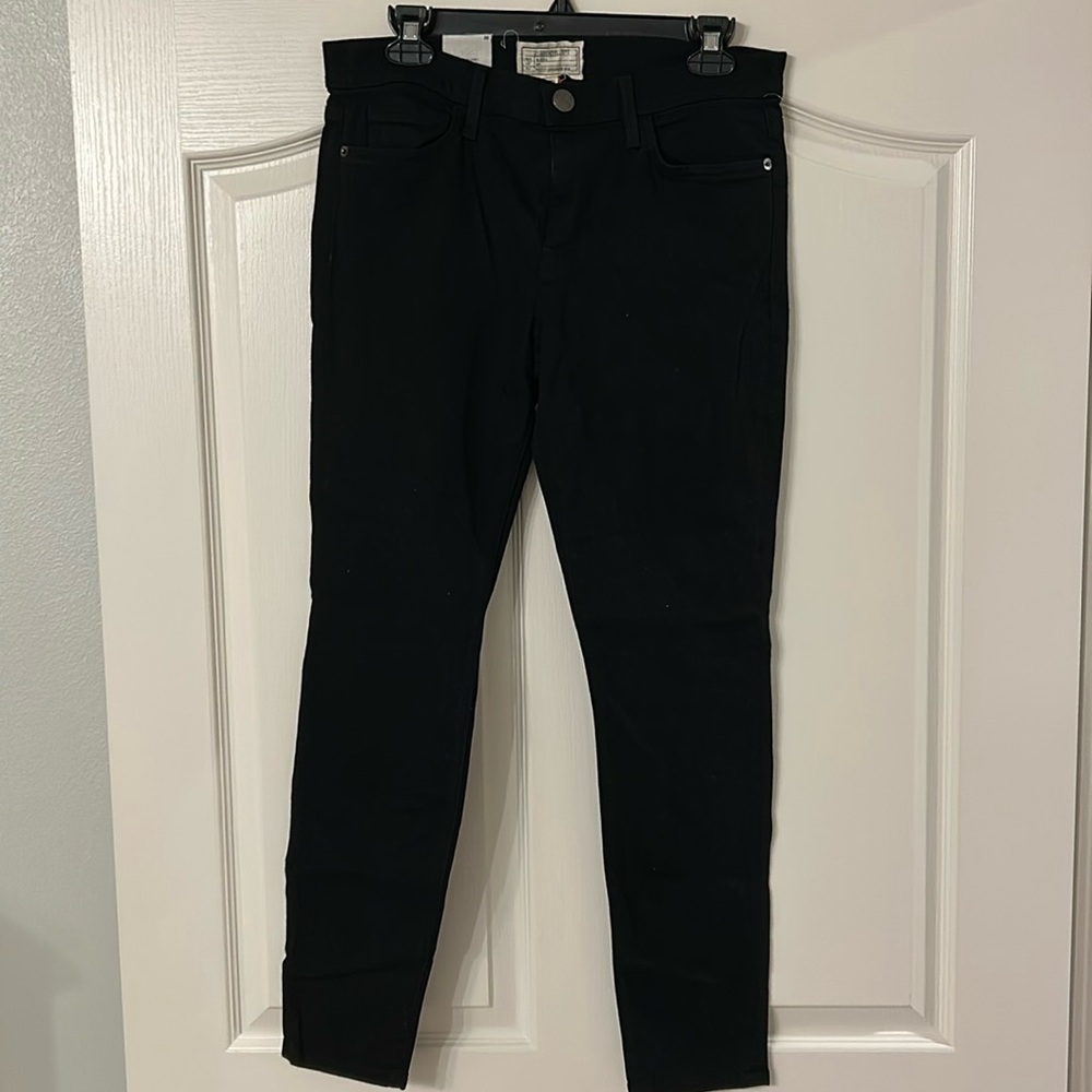 Current Elliot Black The Stiletto Skinny Jeans